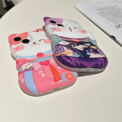 Kimono Cat iPhone Case