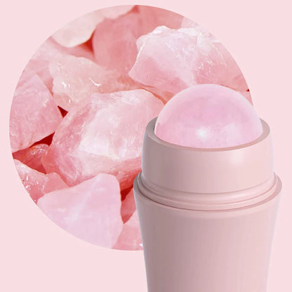 Cat Paw Rose Quartz Face Oil Absorbing Roller