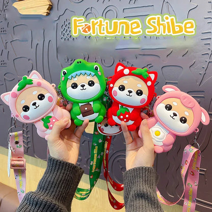 Kawaii Shiba Crossbody Bags