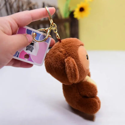 Tulip Monkey Plushie Keychain