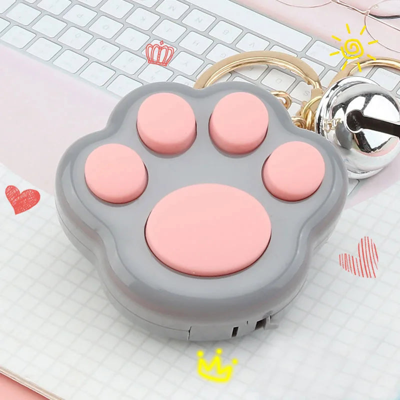 Cat Paw Memory Game Keychain