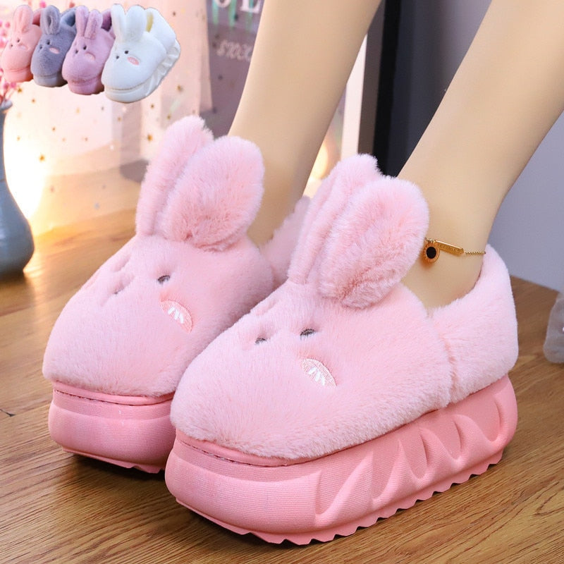 Plush Bunny Platform Slides