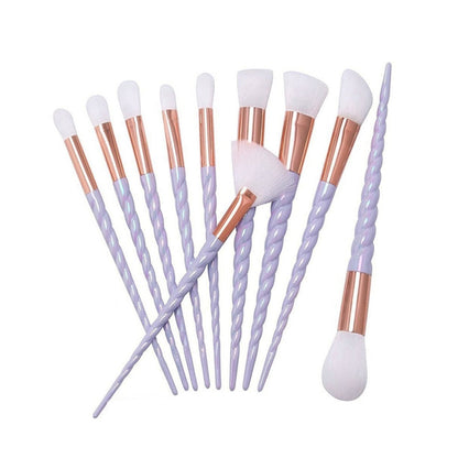 10pcs Unicorn Makeup Brushes