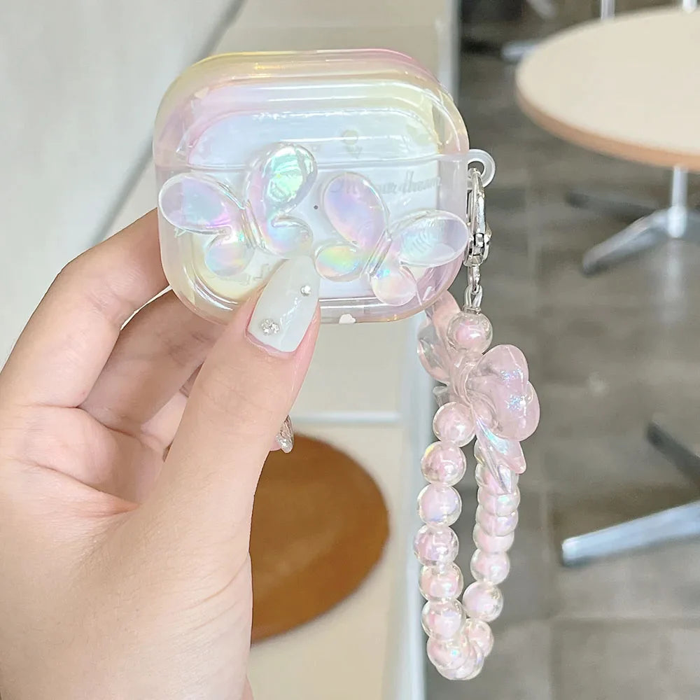 Iridescent Butterflies AirPods Case