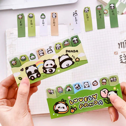 Panda Bookmark Sticky Notes
