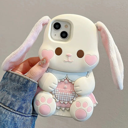 Plush Ears Bunny iPhone Case