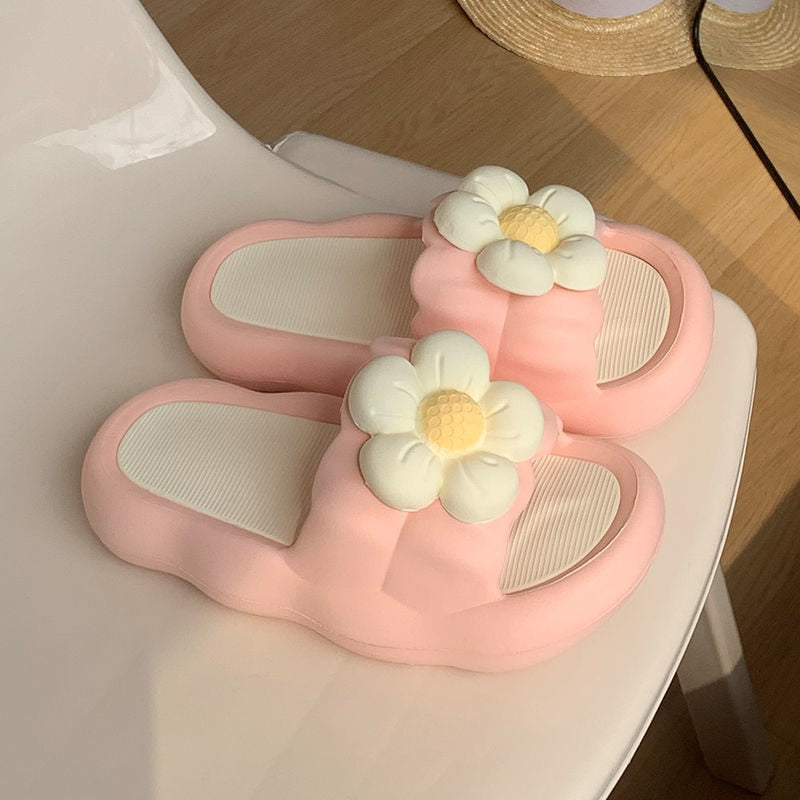 Comfy Flower Slippers