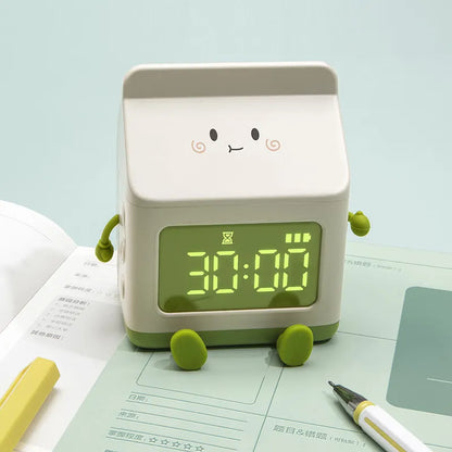 Cute Milk Carton Alarm Clock