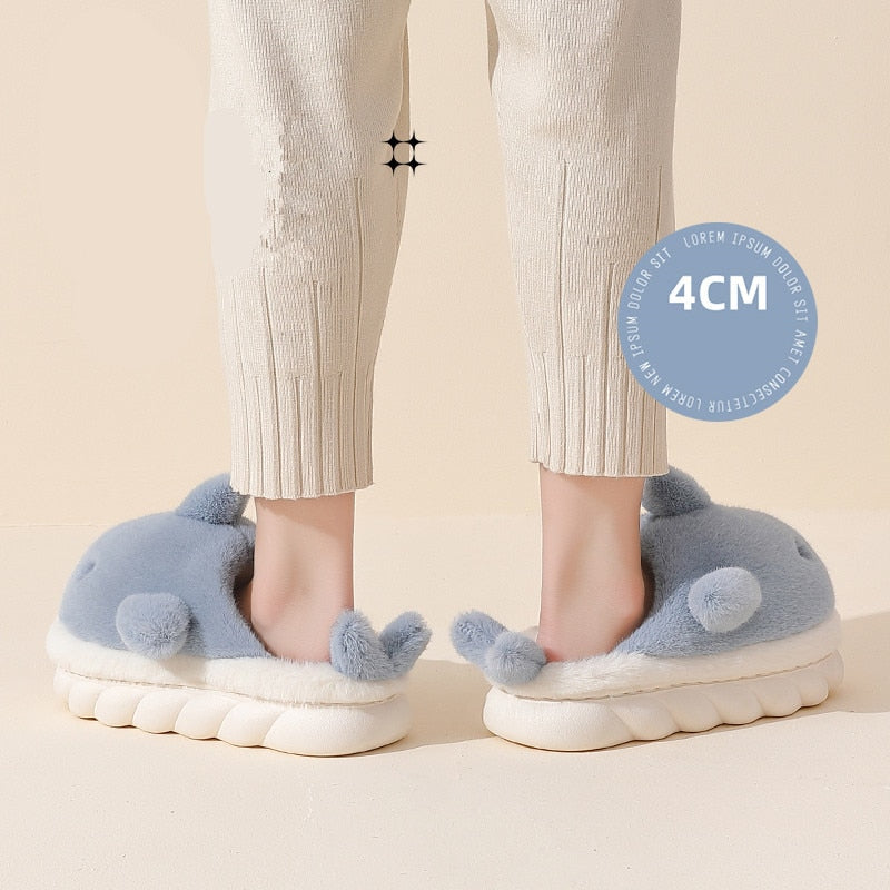 Fluffy Shark Slippers