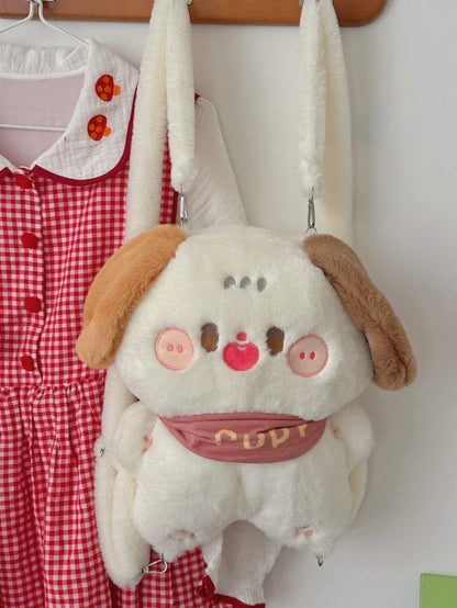 Cute Plush Puppy Backpack