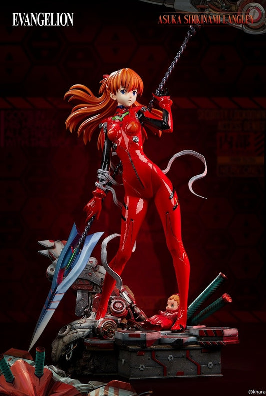 EVANGELION WonderStatue Shikinami Asuka Langley Figure