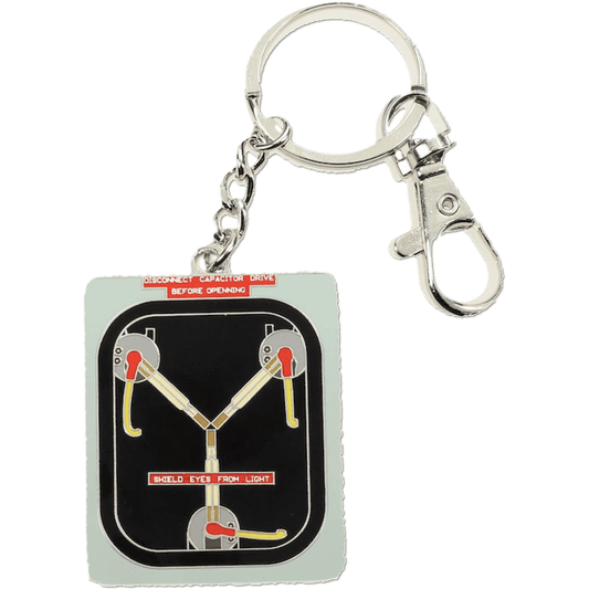 Back to the Future Flux Capacitor Metal Key Ring