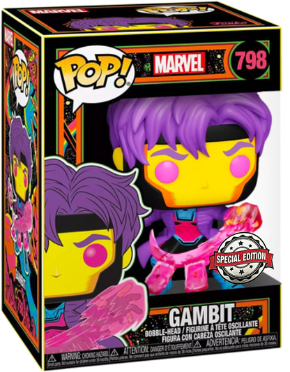 POP! Marvel: 798 Gambit (BL) Exclusive