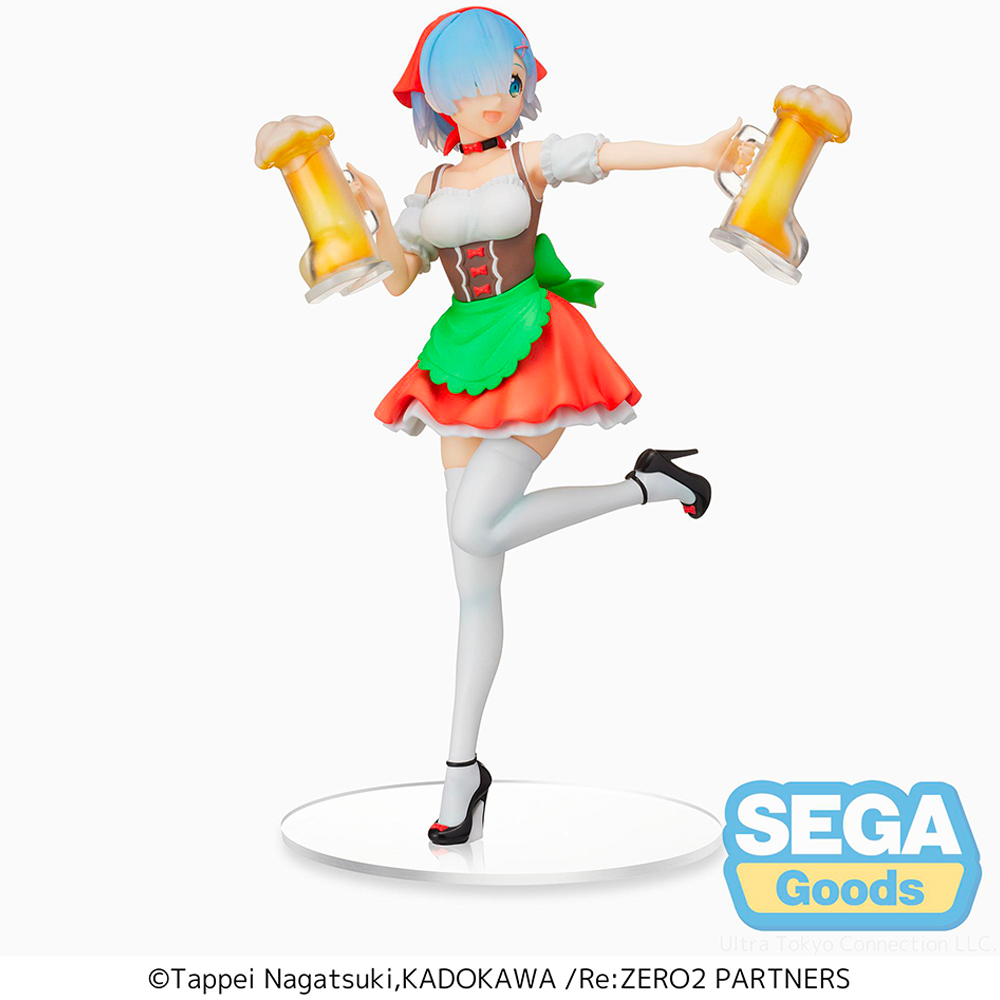 SEGA: Re:Zero Starting Life in Another World - Rem (Oktoberfest Ver.) SPM Figure