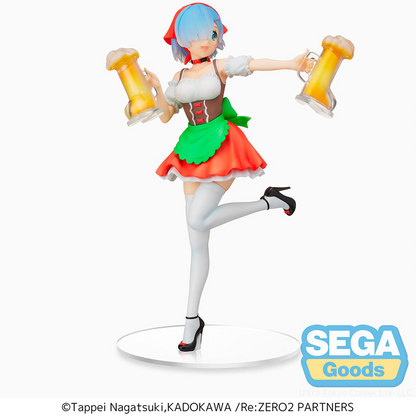 SEGA: Re:Zero Starting Life in Another World - Rem (Oktoberfest Ver.) SPM Figure