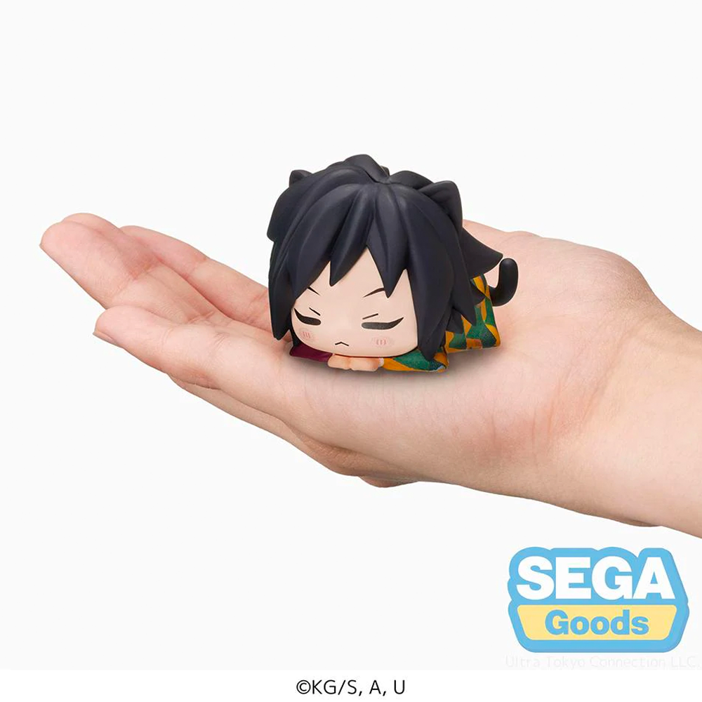 SEGA: Demon Slayer: Kimetsu no Yaiba - "The Hashira Gathered!" Ohiruneko Mini Figure Vol. 1 - Giyu Tomioka