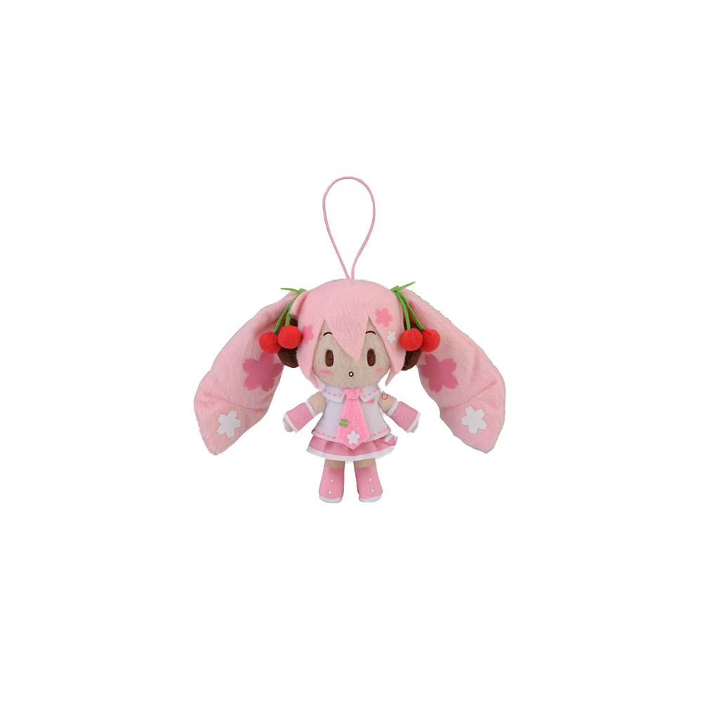 SEGA: Vocaloid - Sakura Miku (Blank Look) MP Fluffy Mascot Plush