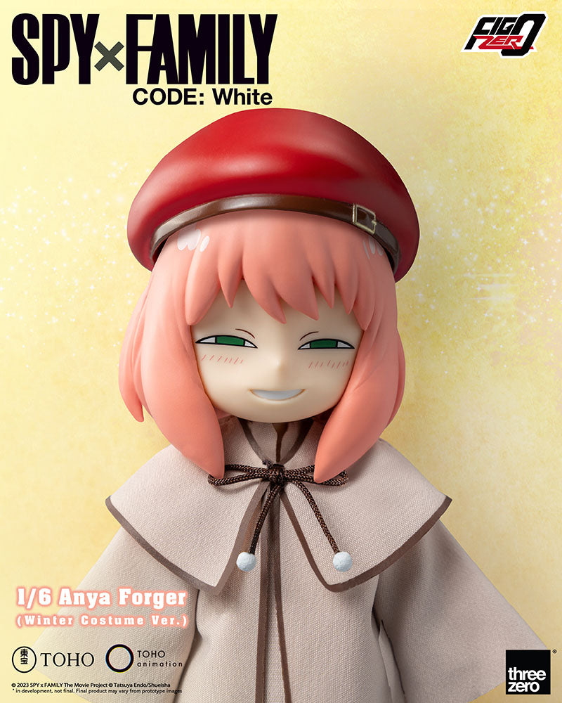 SPY×FAMILY CODE: White - FigZero 1/6 Anya Forger (Winter Costume Ver.) Figure