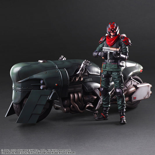 FINAL FANTASY VII REMAKE™ PLAY ARTS KAI™ Action Figure - SHINRA ELITE SECURITY OFFICER & MOTORCYCLE SET