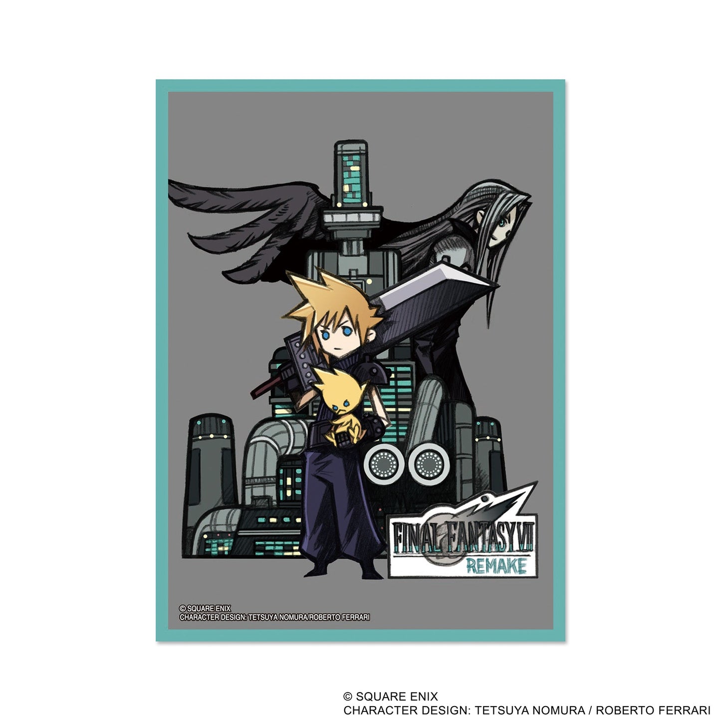 Final Fantasy: 100ct Official Sleeves - Cloud