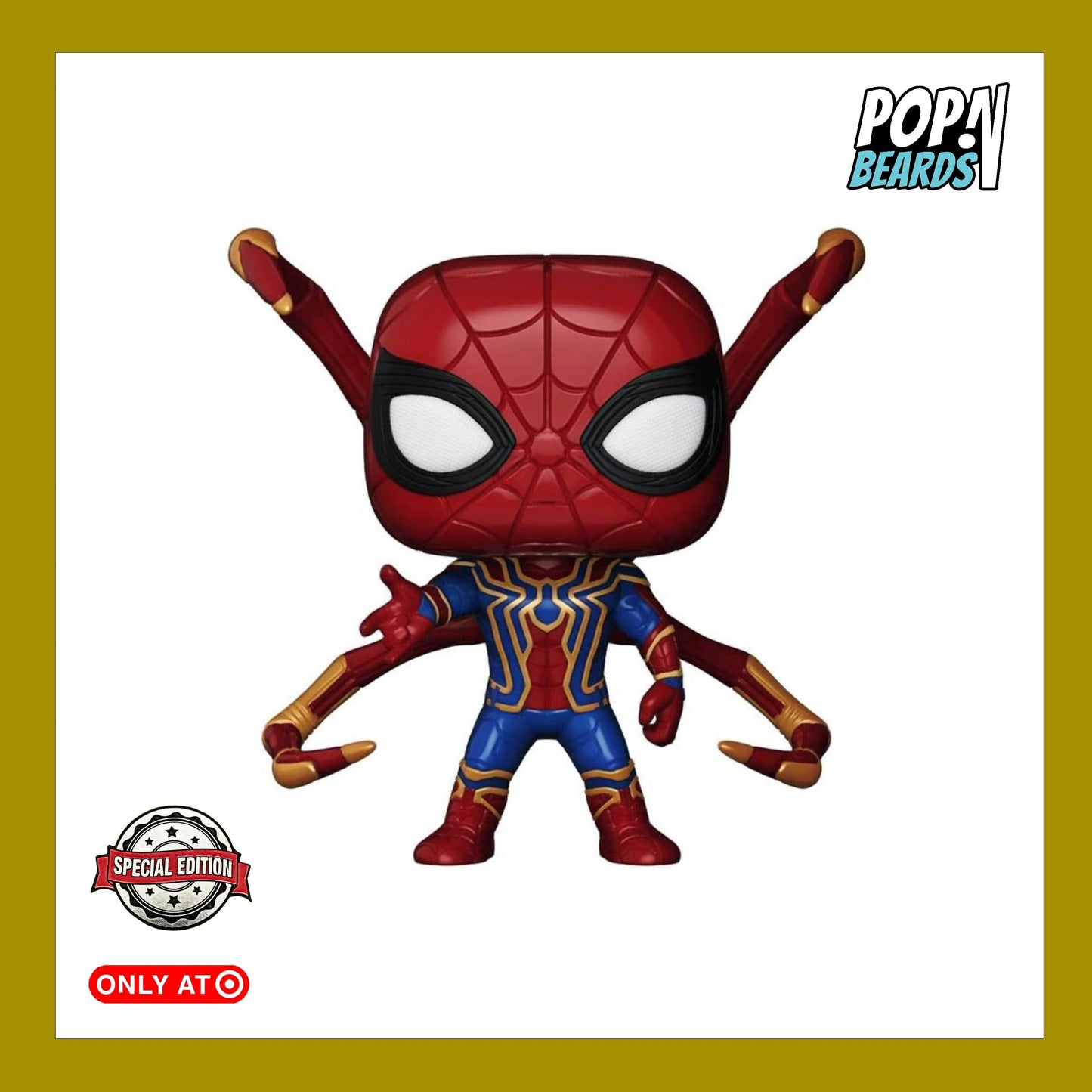 POP! Marvel: 300 Avengers Infinity War, Iron Spider with Legs (MT) Exclusive