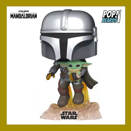 POP! Star Wars: 402 The Mandalorian, Mandalorian with The Child