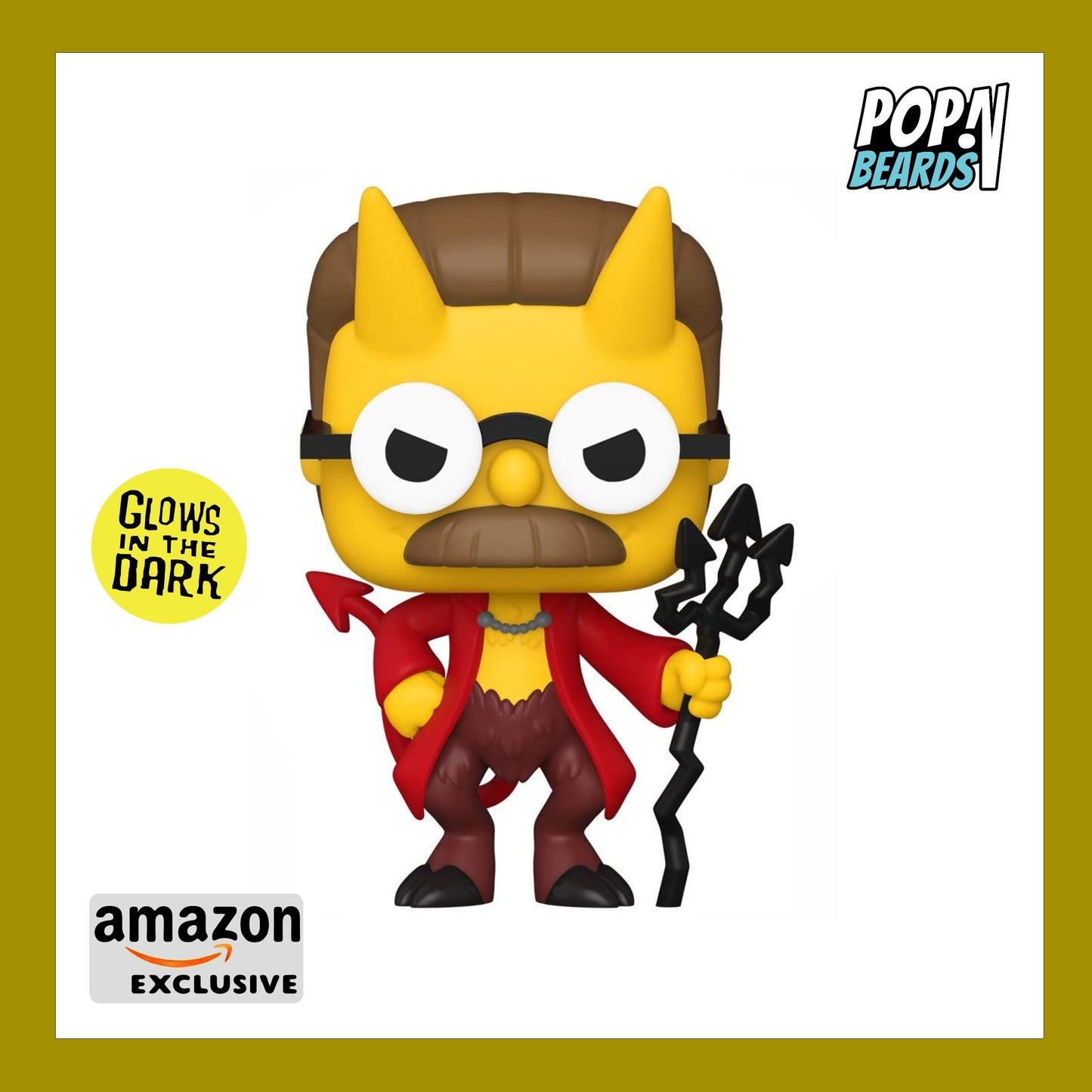 POP! Television: 1029 The Simpsons, Devil Flanders (GITD) Exclusive