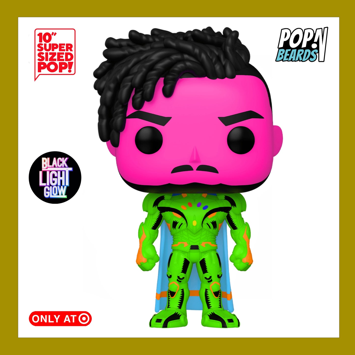 POP! Marvel (Jumbo Deluxe): 1058 What If...?, Infinity Killmonger (BL) Exclusive