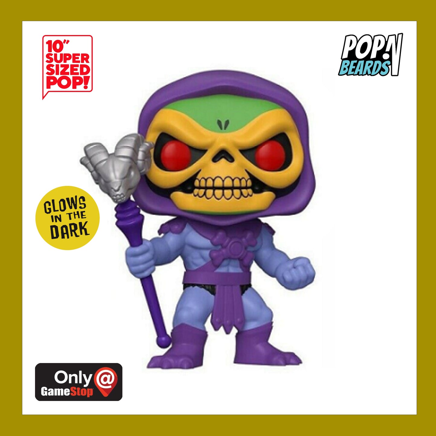 POP! Retro Toys (Jumbo Deluxe): 73 MOTU, Skeletor (GITD) Exclusive