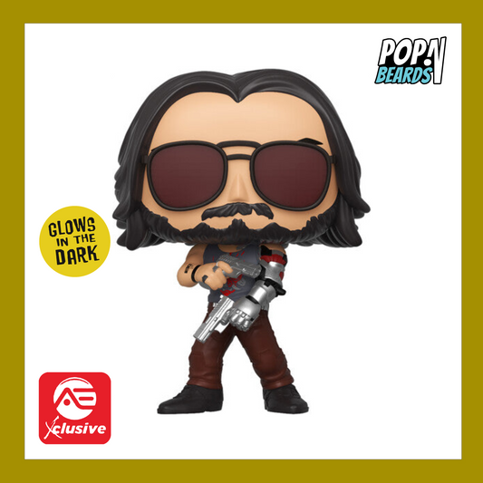 POP! Games: 592 Cyberpunk 2077, Johnny Silverhand (Gun) (GITD) Exclusive