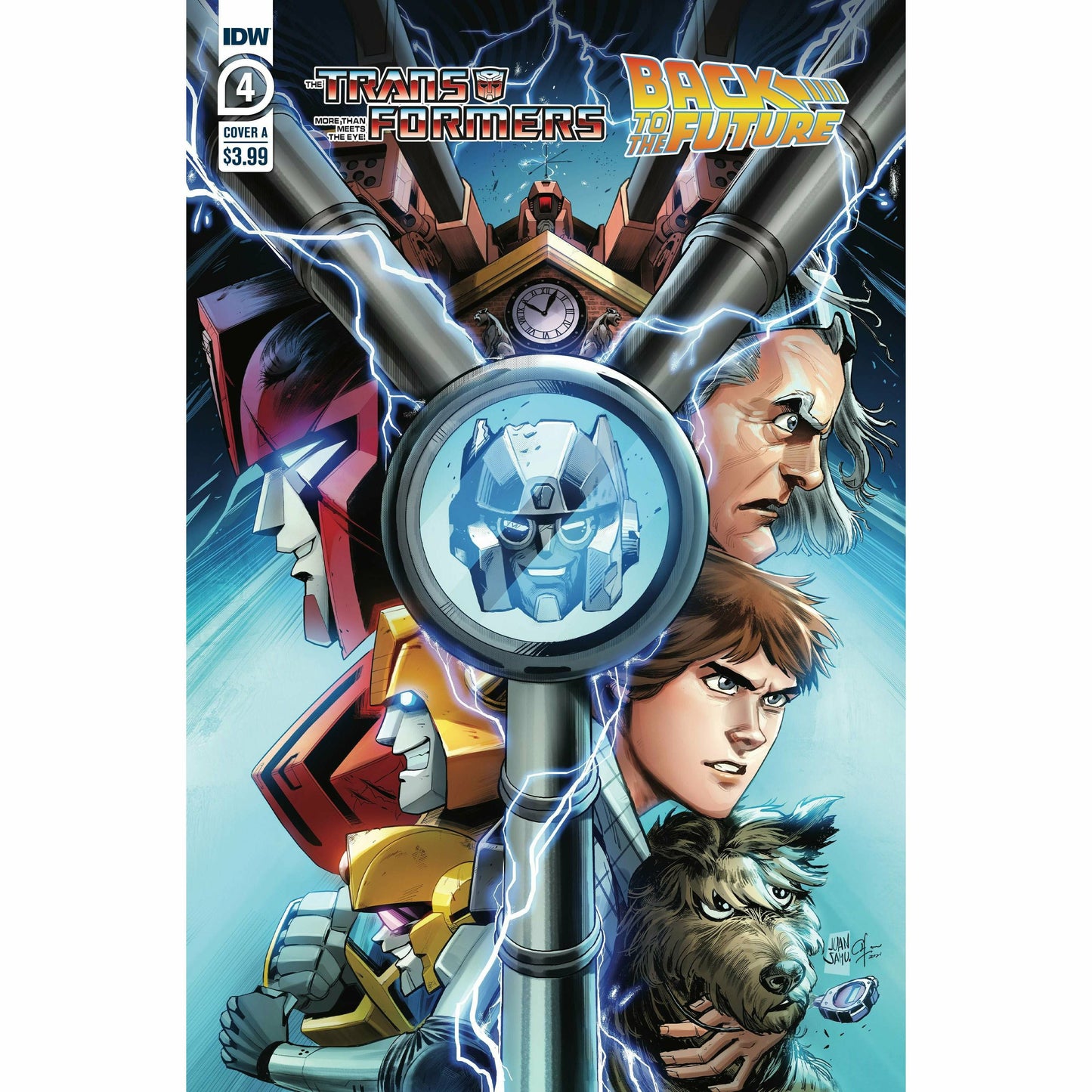 Transformers / Zurück in die Zukunft #4 Comic [Cover A]