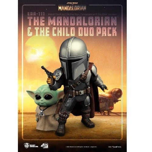 Star Wars The Mandalorian & Child EAA-111 Action Figure Set