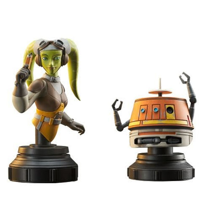 Star Wars Rebels Hera Syndulla And Chopper 1/7 Mini-Bust