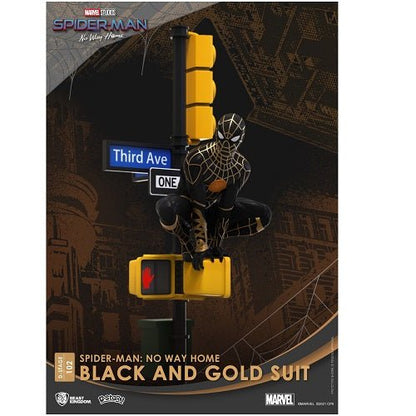 Beast Kingdom Spider-Man: No Way Home DS-102 Black &amp; Gold Suit 6-Zoll-Statue 