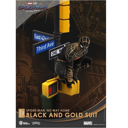 Beast Kingdom Spider-Man: No Way Home DS-102 Black & Gold Suit 6-Inch Statue