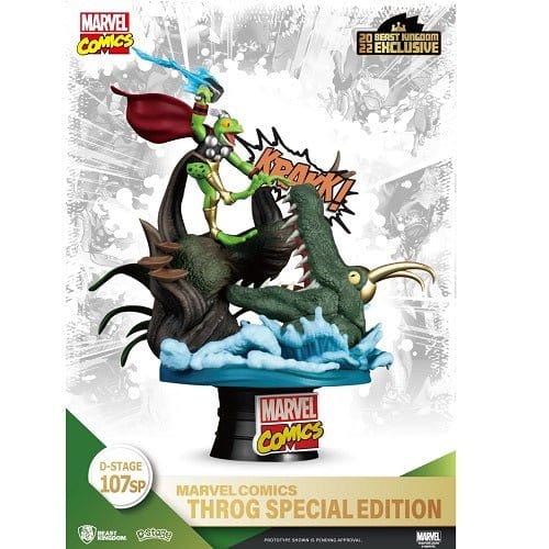 Beast Kingdom SDCC 2022 Marvel Comics DS-107SP Throg Special Edition D-Stage 6-Zoll-Statue 