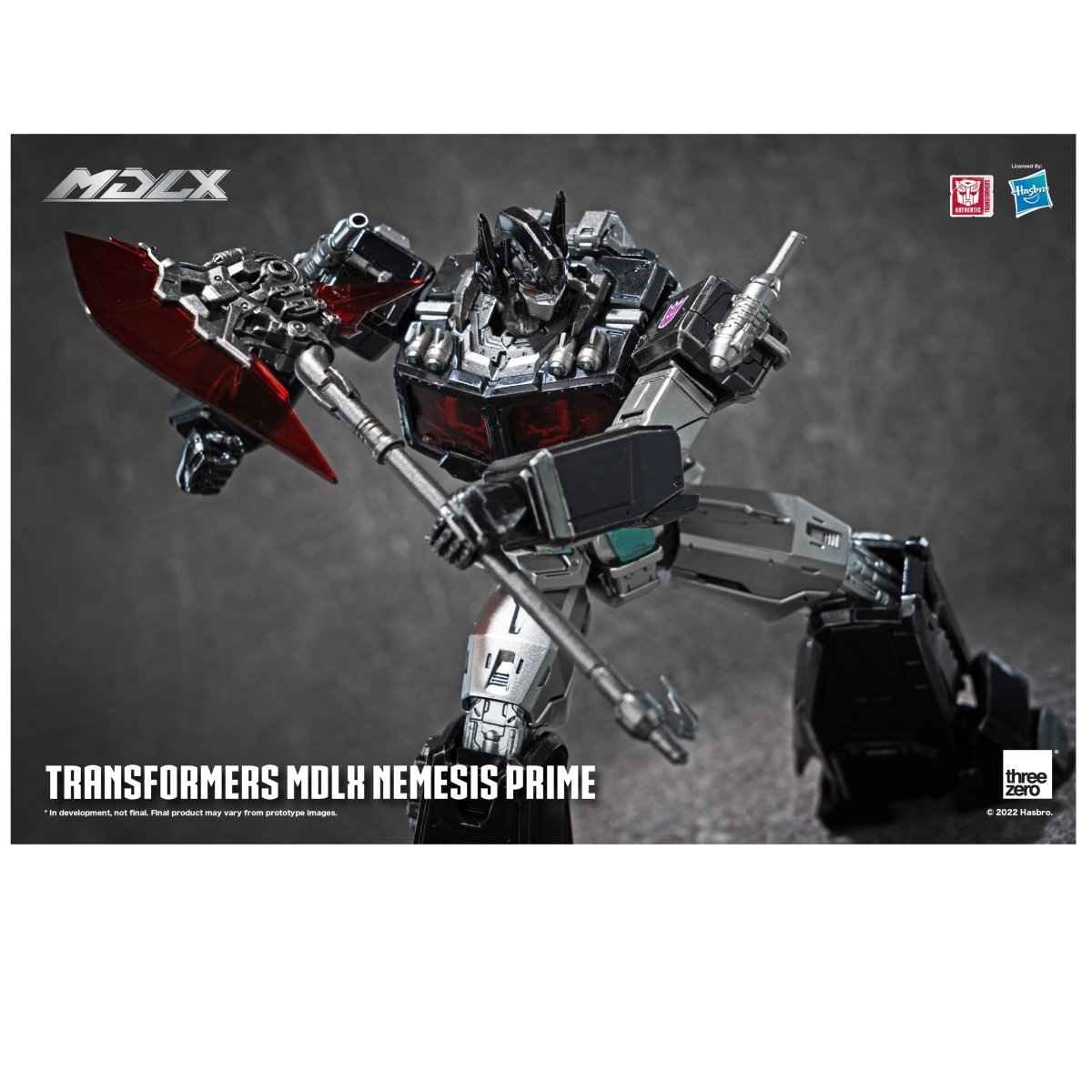 Transformers MDLX Nemesis Prime kleine bewegliche Figur 