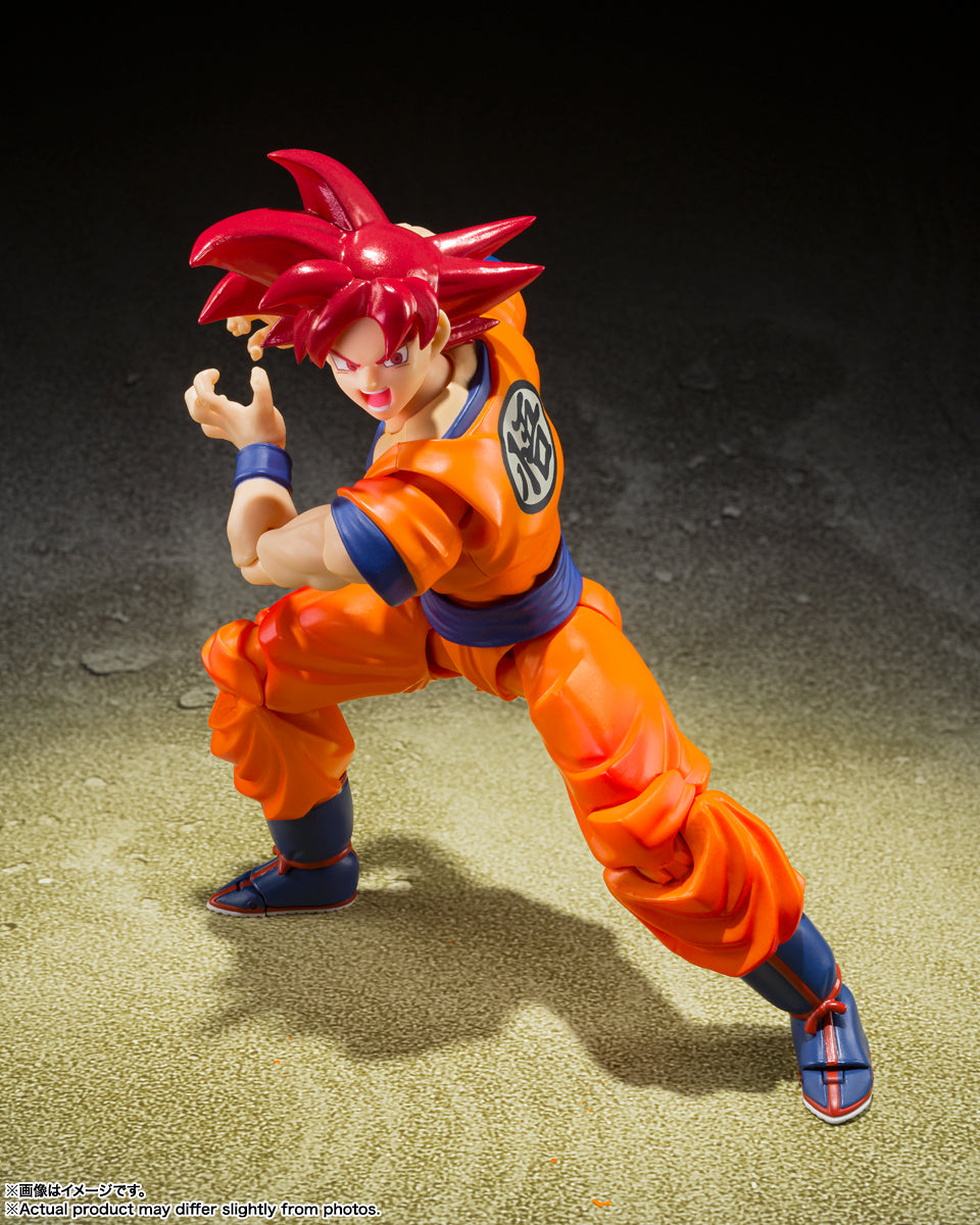 Dragon Ball SUPER SS GOD SON GOKU GOD OF VIRTUE S.H.FIGUARTS