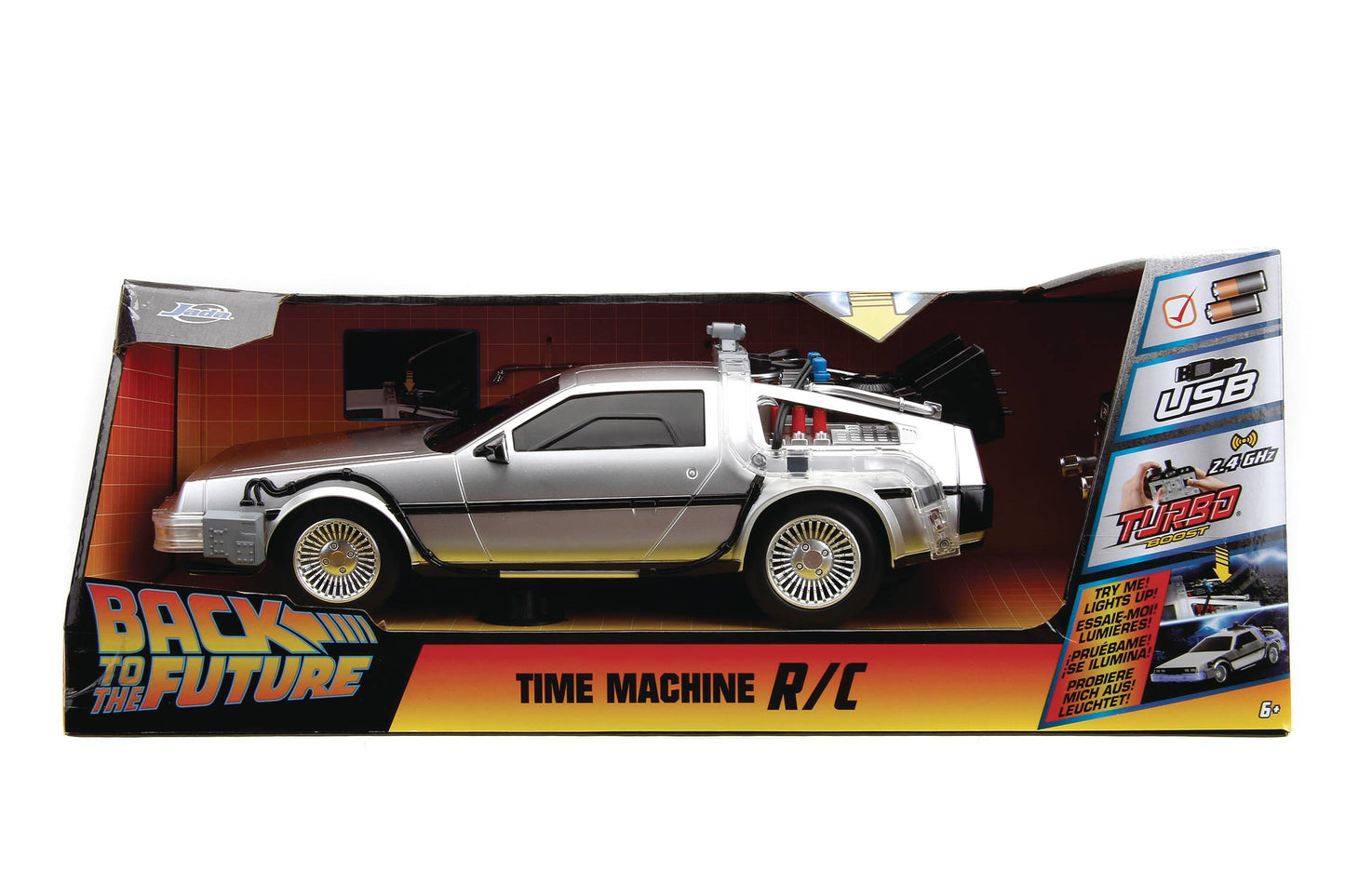 Back to the Future Remote Control 1:16 scale DeLorean Time Machine