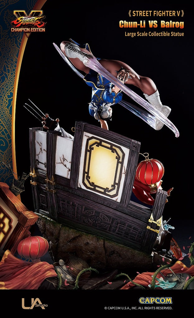 STREET FIGHTER V Big Statue Series Chun-Li VS Balrog Figure