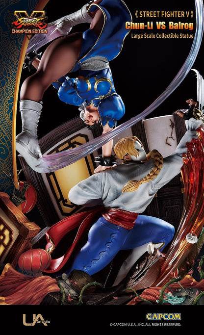 STREET FIGHTER V Big Statue Series Chun-Li VS Balrog Figure