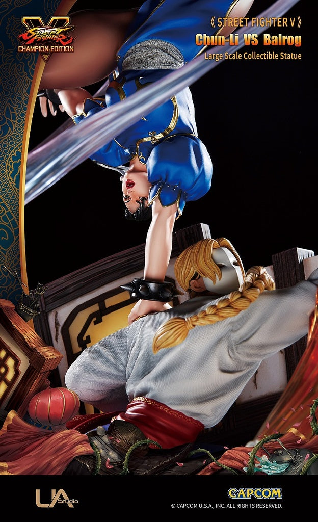 STREET FIGHTER V Big Statue Series Chun-Li VS Balrog Figure