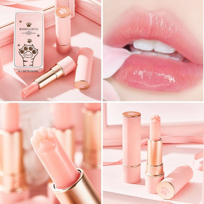 Pink Cat Paw Lip Balm