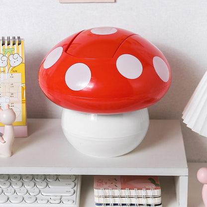 Mushroom Desktop Trash Can