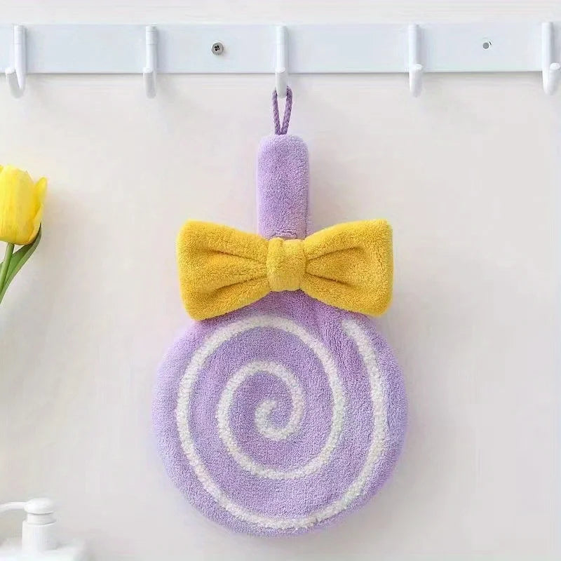 Cute Lollipop Hand Towels