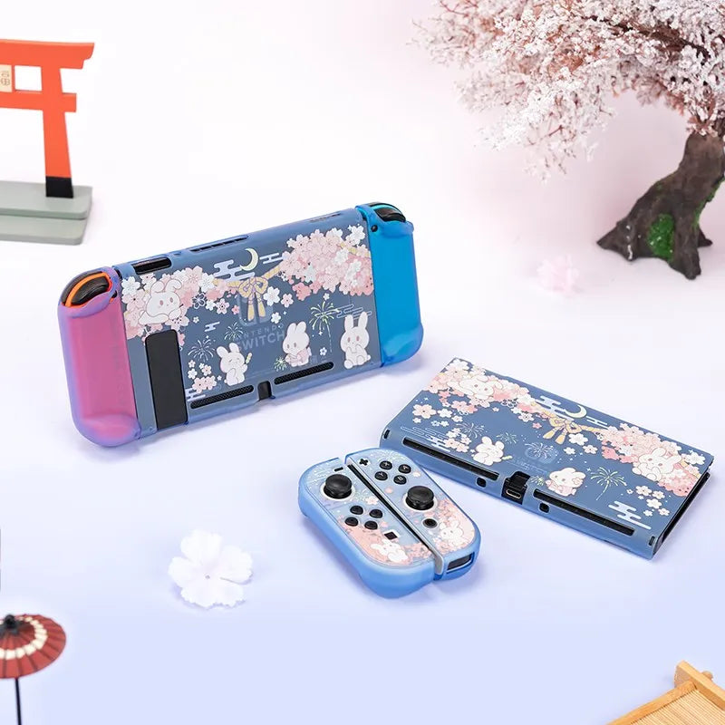 Sakura Bunny Nintendo Switch Case
