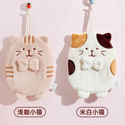 Dapper Cat Hand Towels