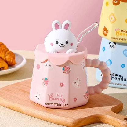 Bunny, Bear, & Panda Mugs