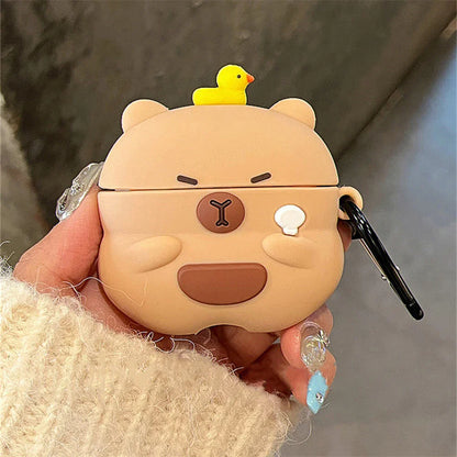 Kawaii Capybara AirPods Case