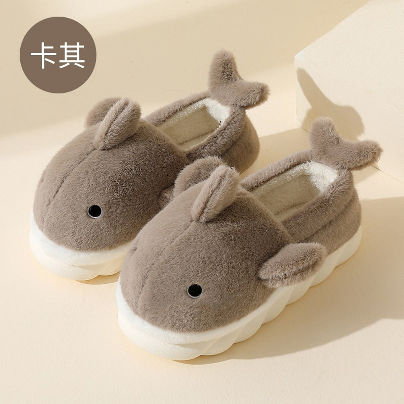 Fluffy Shark Slippers